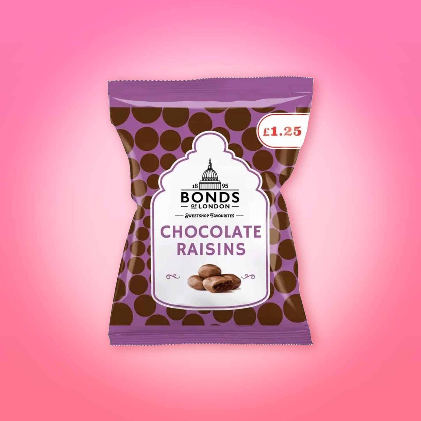 Bonds Chocolate Raisins Bags 100g