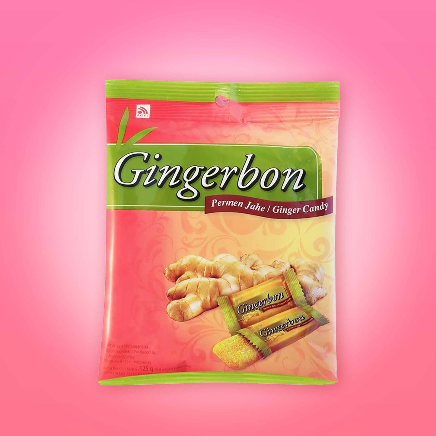 Gingerbon Ingefärakarameller 125g