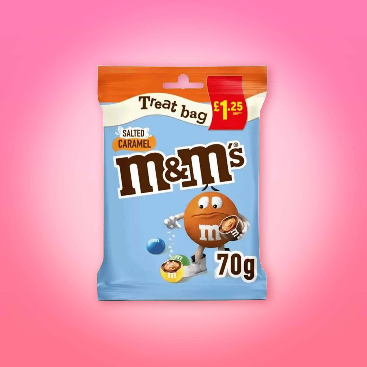 M&M's Salted Caramel Chocolate Treat Bag 70g