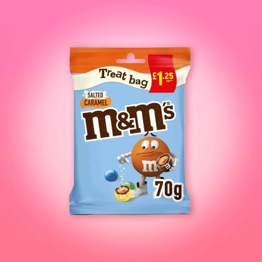 M&M's Salted Caramel Chocolate Treat Bag 70g