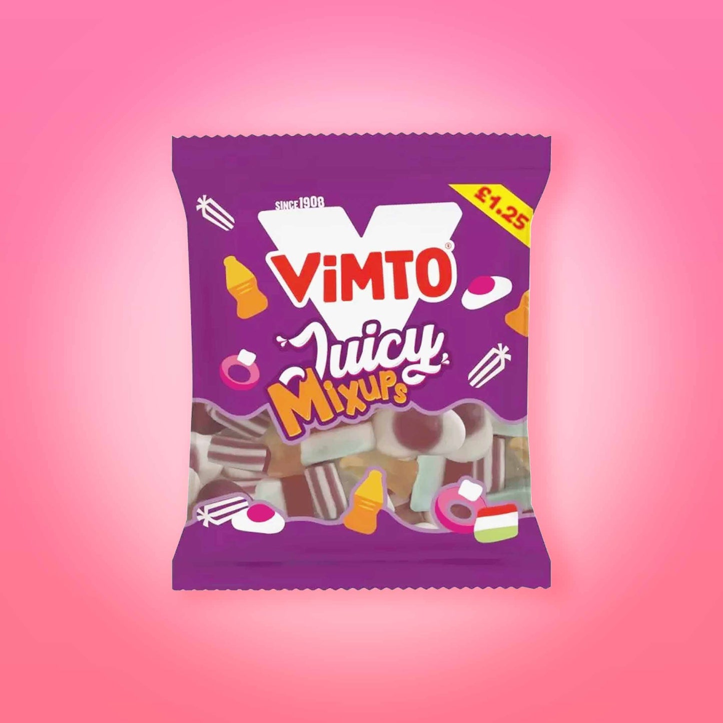 Vimto Juicy Mix Ups Share Bags 130g